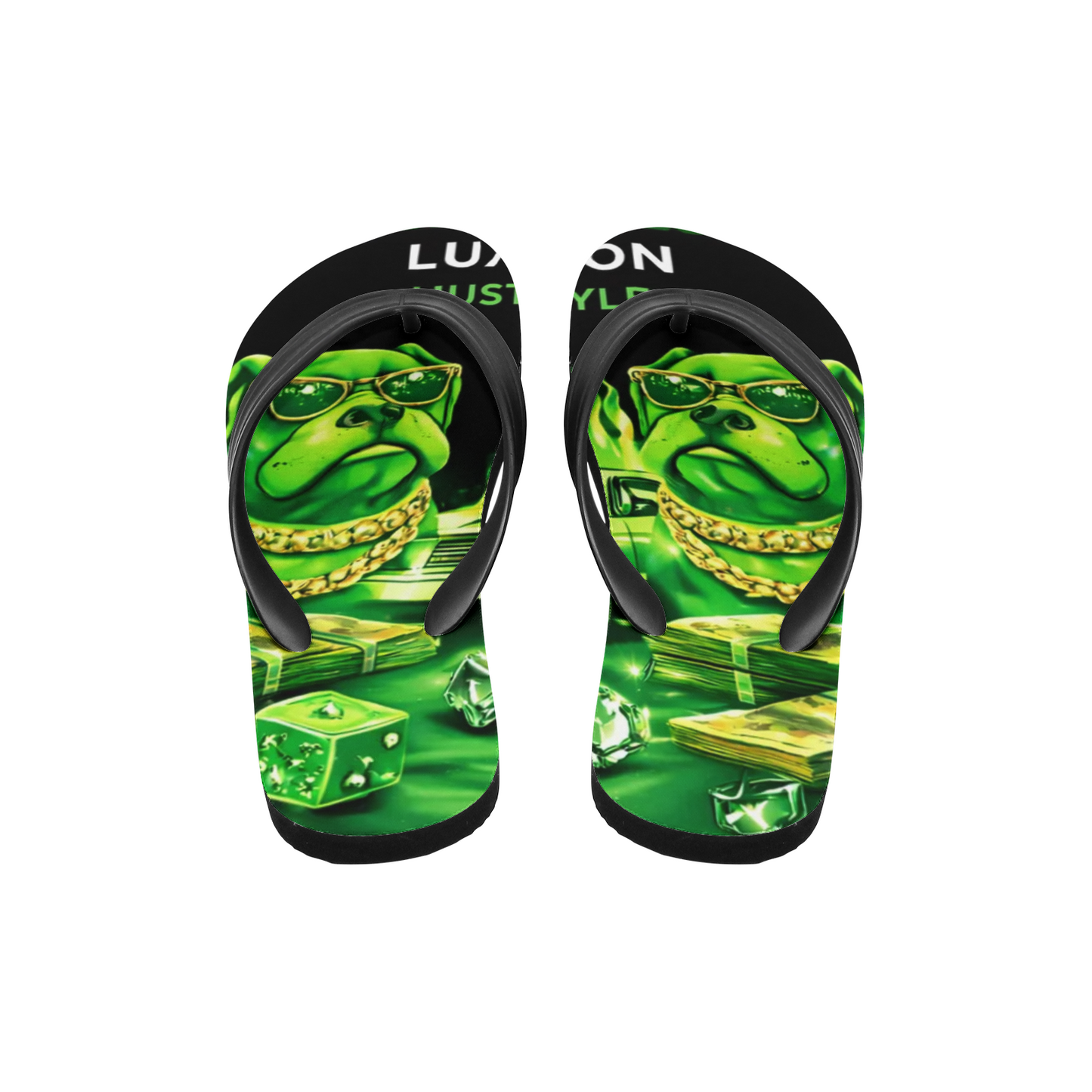 BOBOS MONEY GREEN Flip Flops