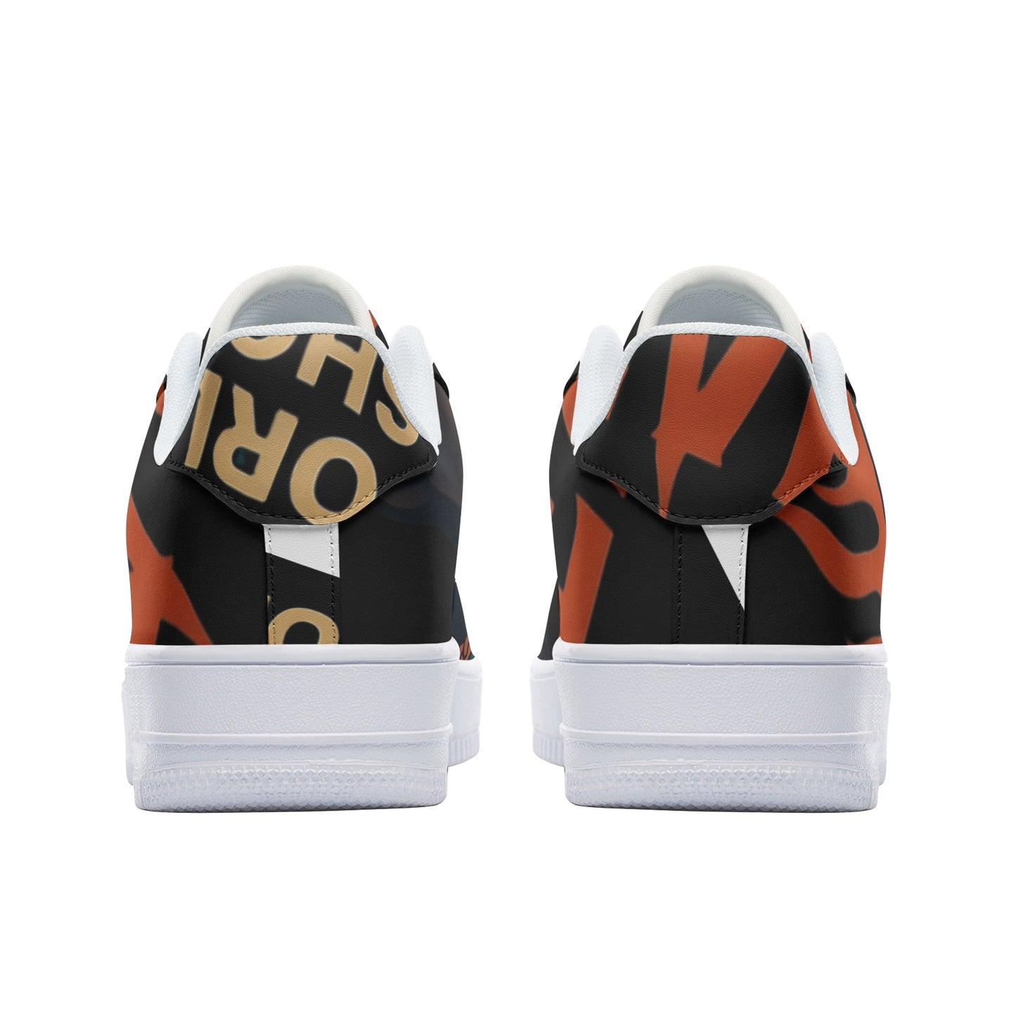 BOBOS HELL Yeah FIRE Low Top Leather Sneakers