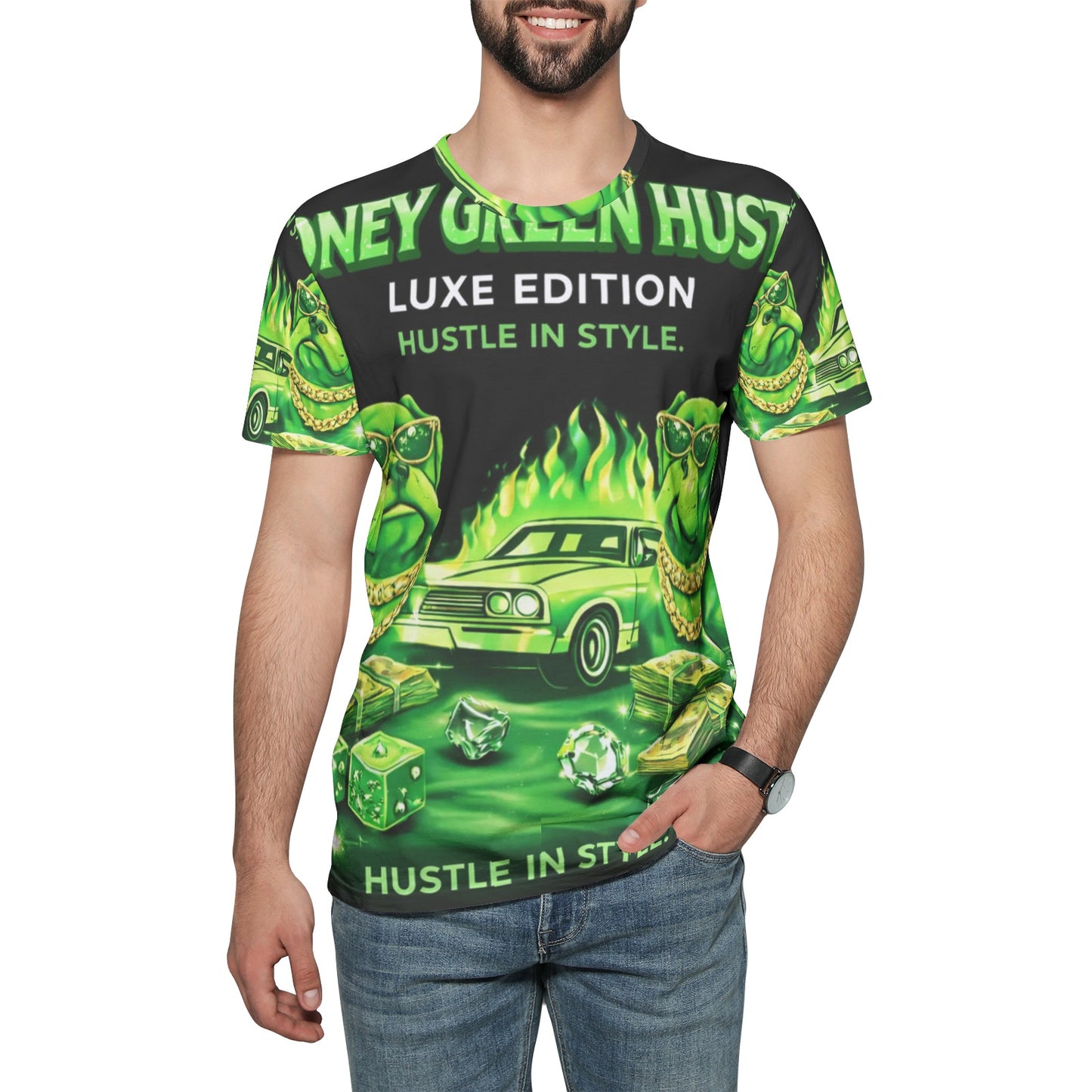 BOBOS MONEY GREEN TEES