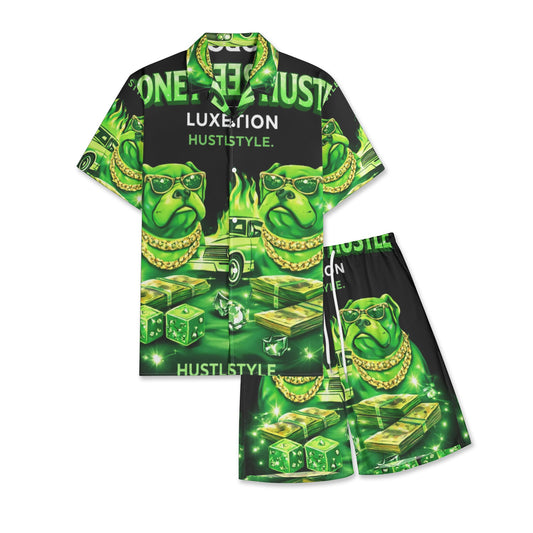 BOBOS MONEY GREEN HUSTLE Shirt Sets