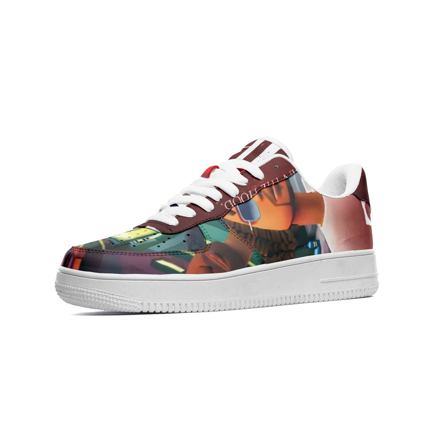 HOOD TRIPPIN Low Top Leather Sneakers