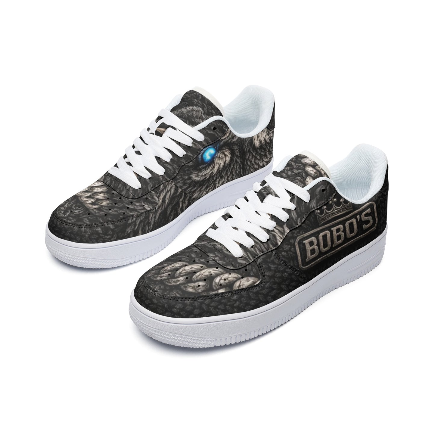 BOBOS LONE WOLF LOW Top Leather Sneakers