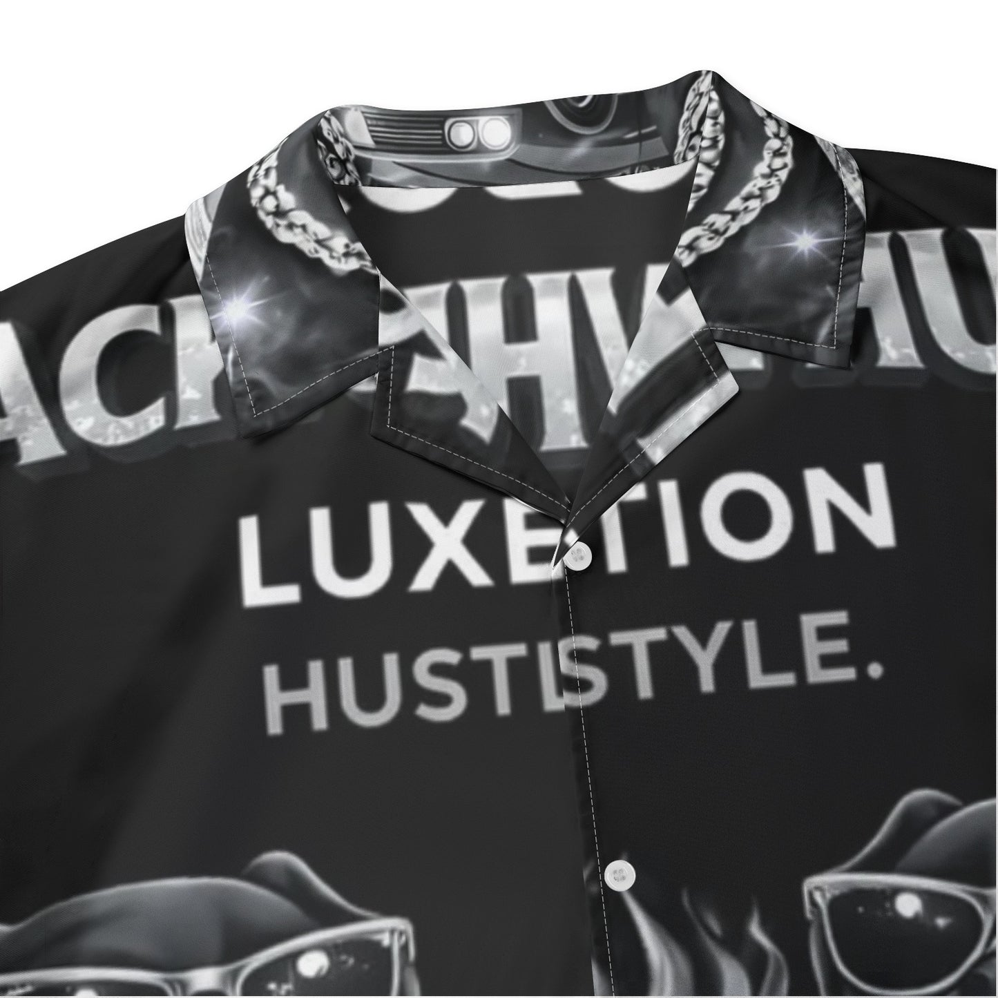 BOBOS BLACK AND WHITE HUSTLE Shirt Sets
