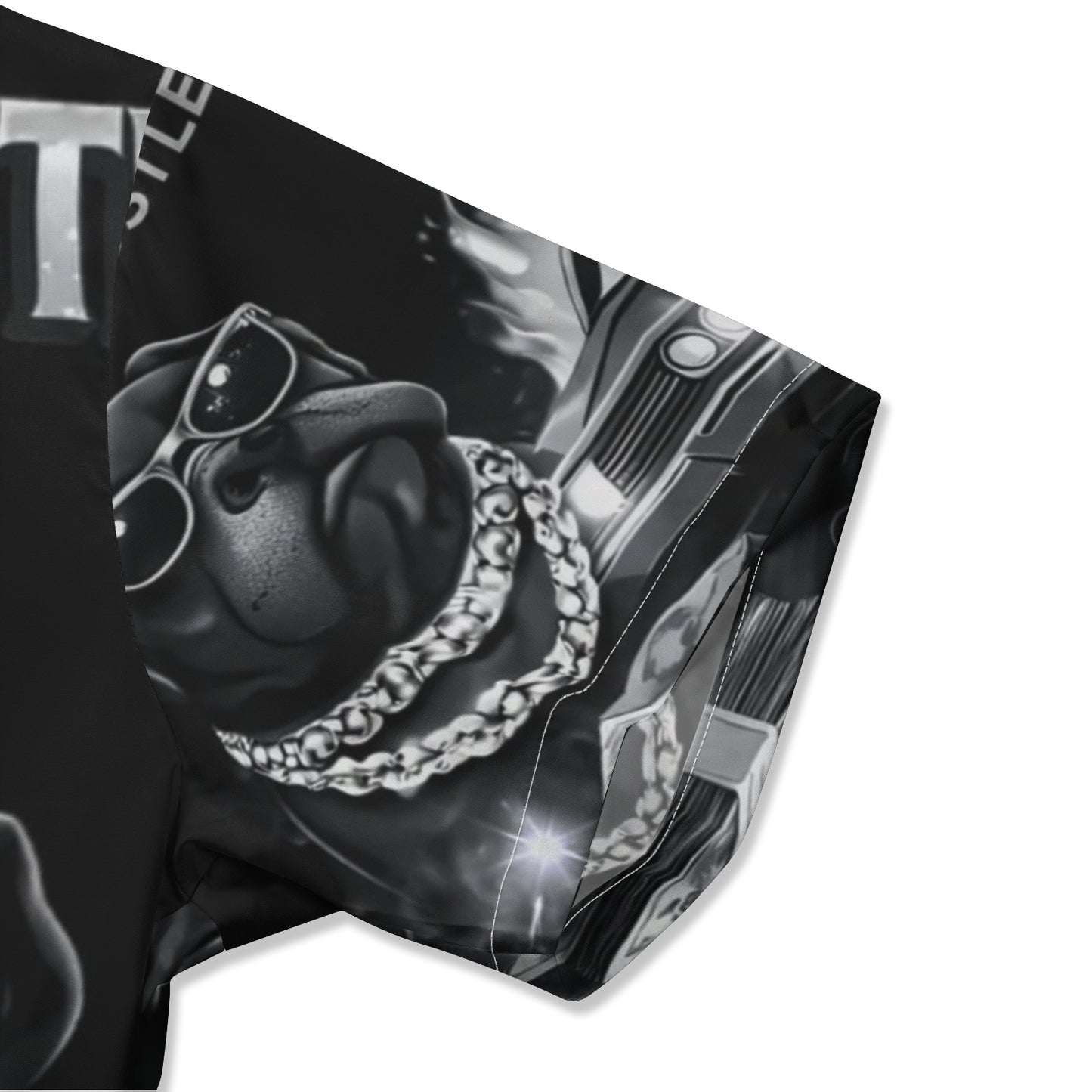 BOBOS BLACK AND WHITE HUSTLE Shirt Sets