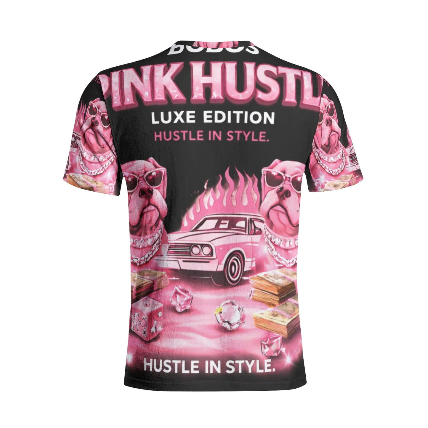 BOBOS PINK HUSTLE TEE SHIRTS