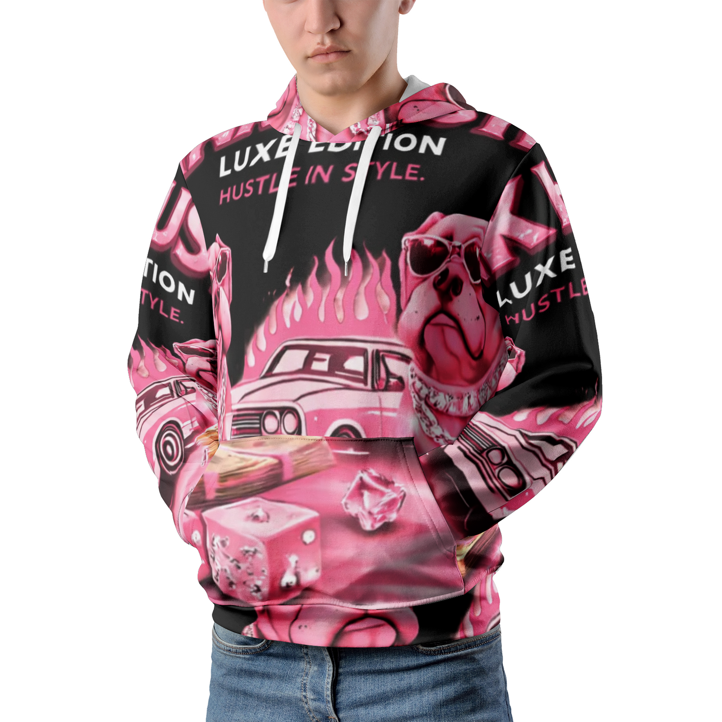 BOBOS PINK HUSTLE Hoodies