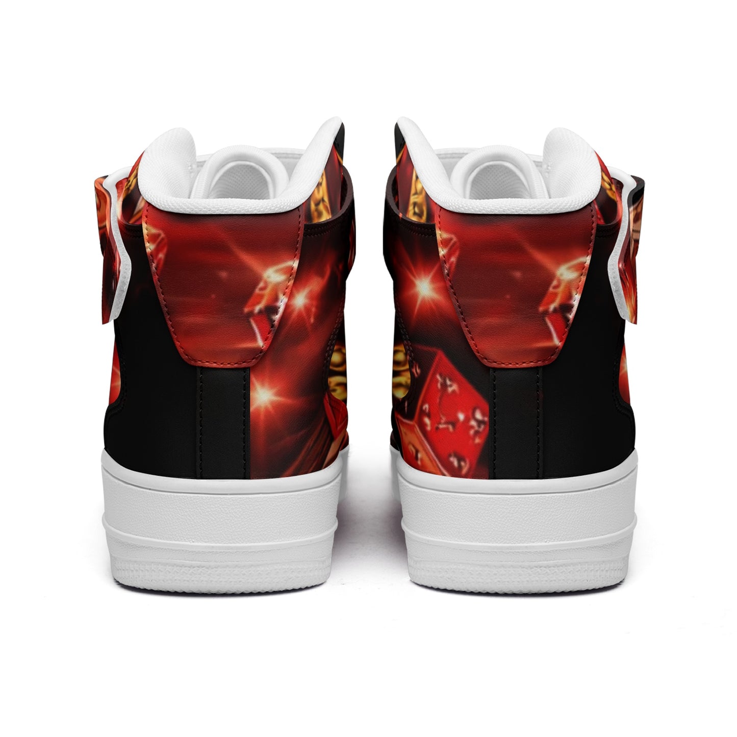 BOBOS BLOODLINE RED High Top Leather Sneakers