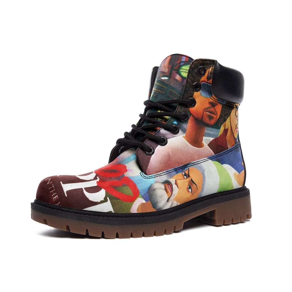 Hood Trippin Casual Leather Lightweight boots TB