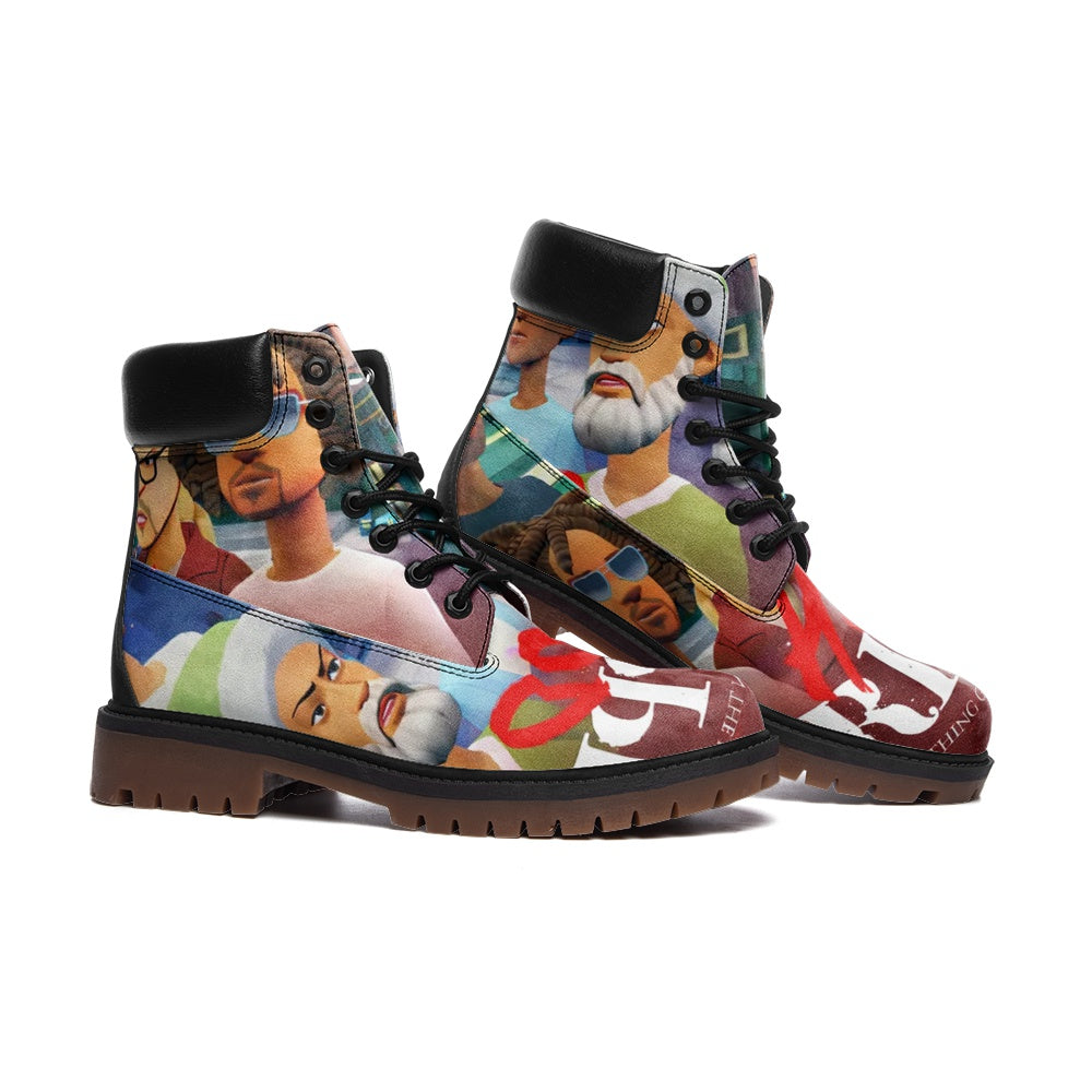 Hood Trippin Casual Leather Lightweight boots TB
