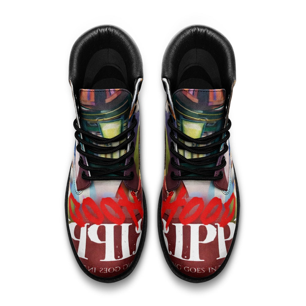 Hood Trippin Casual Leather Lightweight boots TB