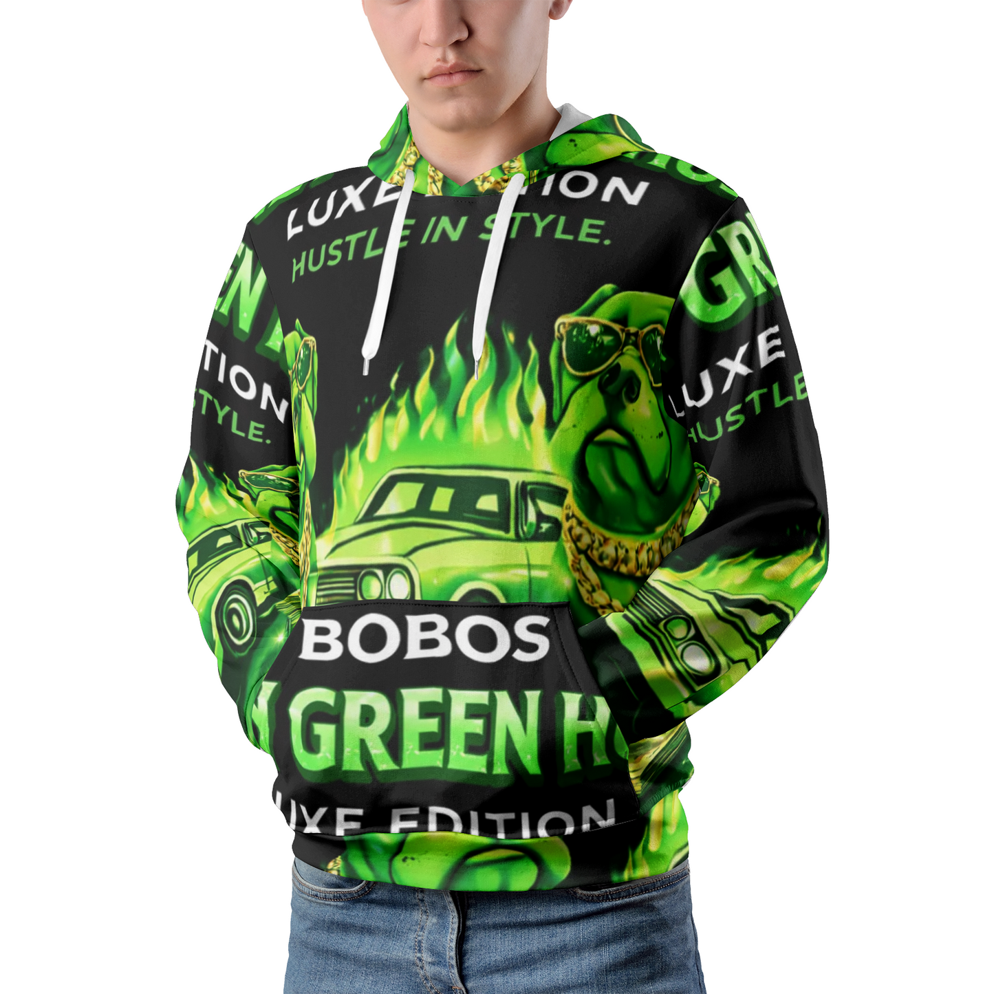BOBOS MONEY GREEN HOODIES