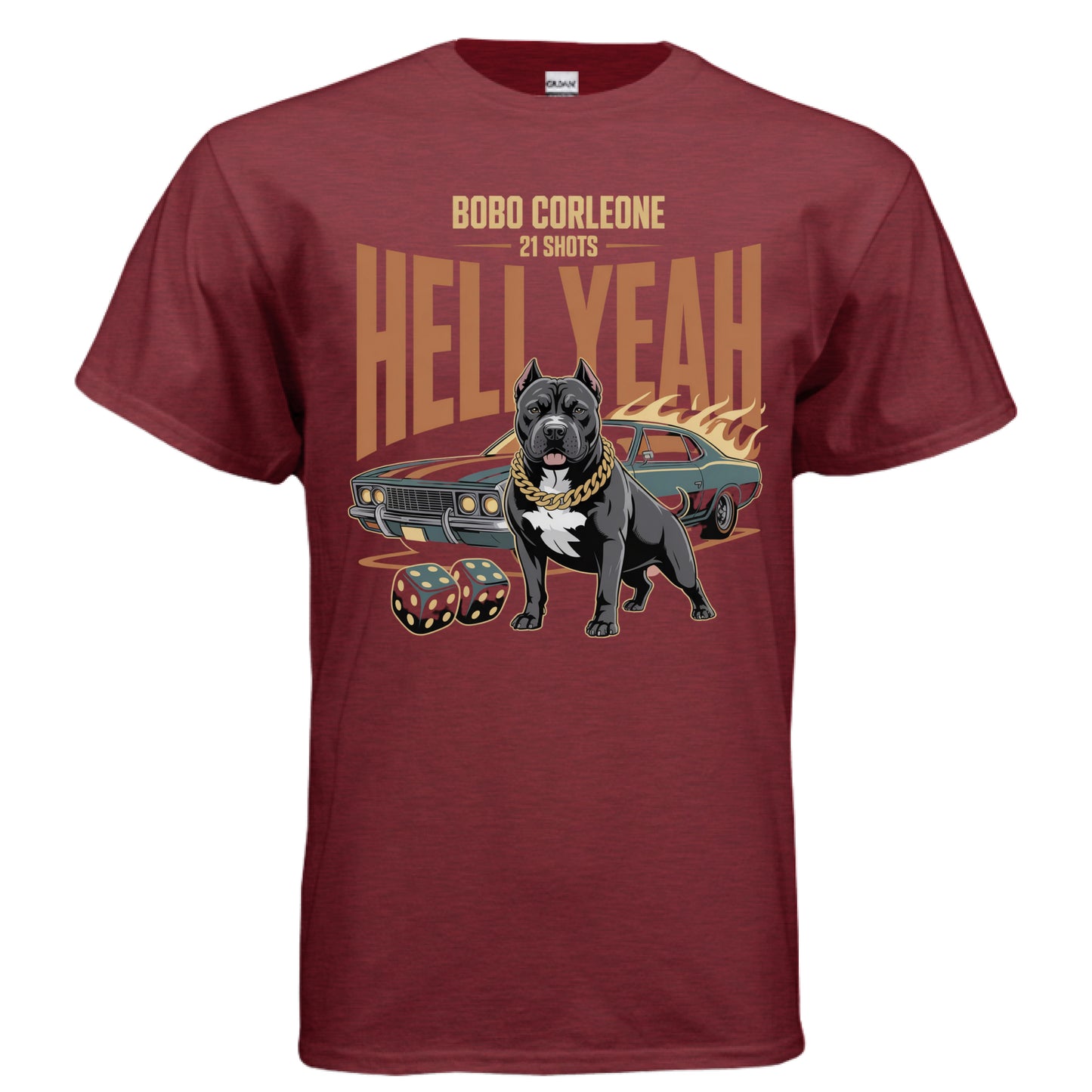 ANTIQUE CHERRY RED - FRONT