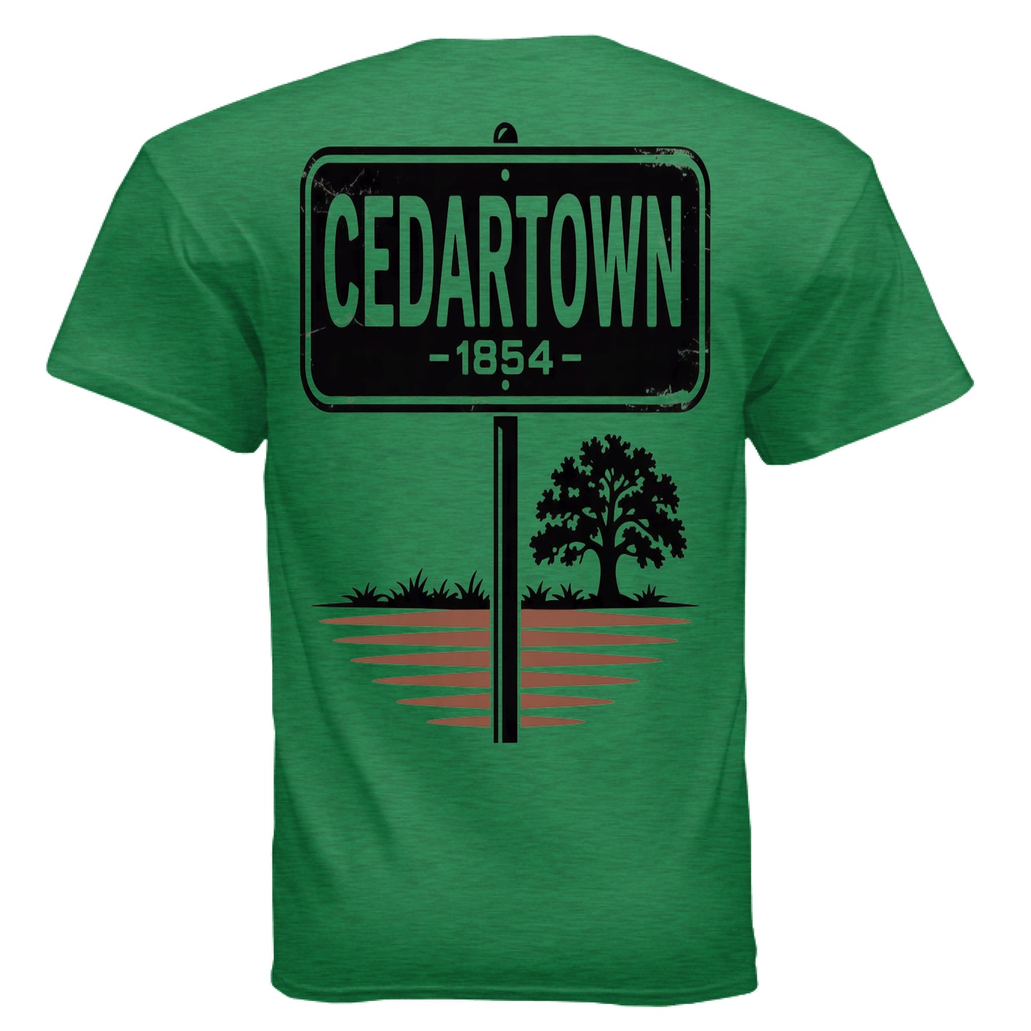 ANTIQUE IRISH GREEN - BACK